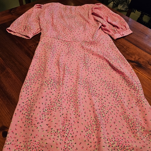 Kate Spade Pink Floral‎ Wrap Dress - Picture 3 of 3